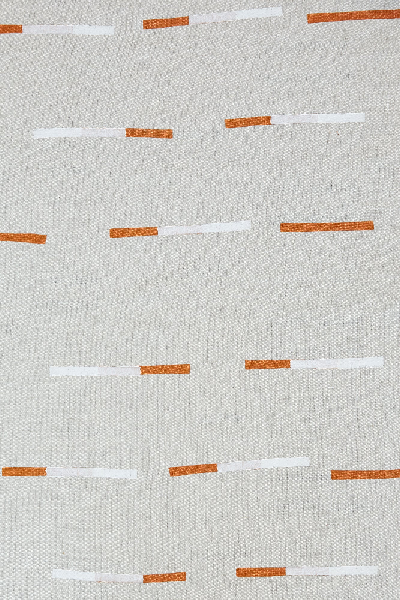 Overlapping Dashes Tan - Fabric By The Yard