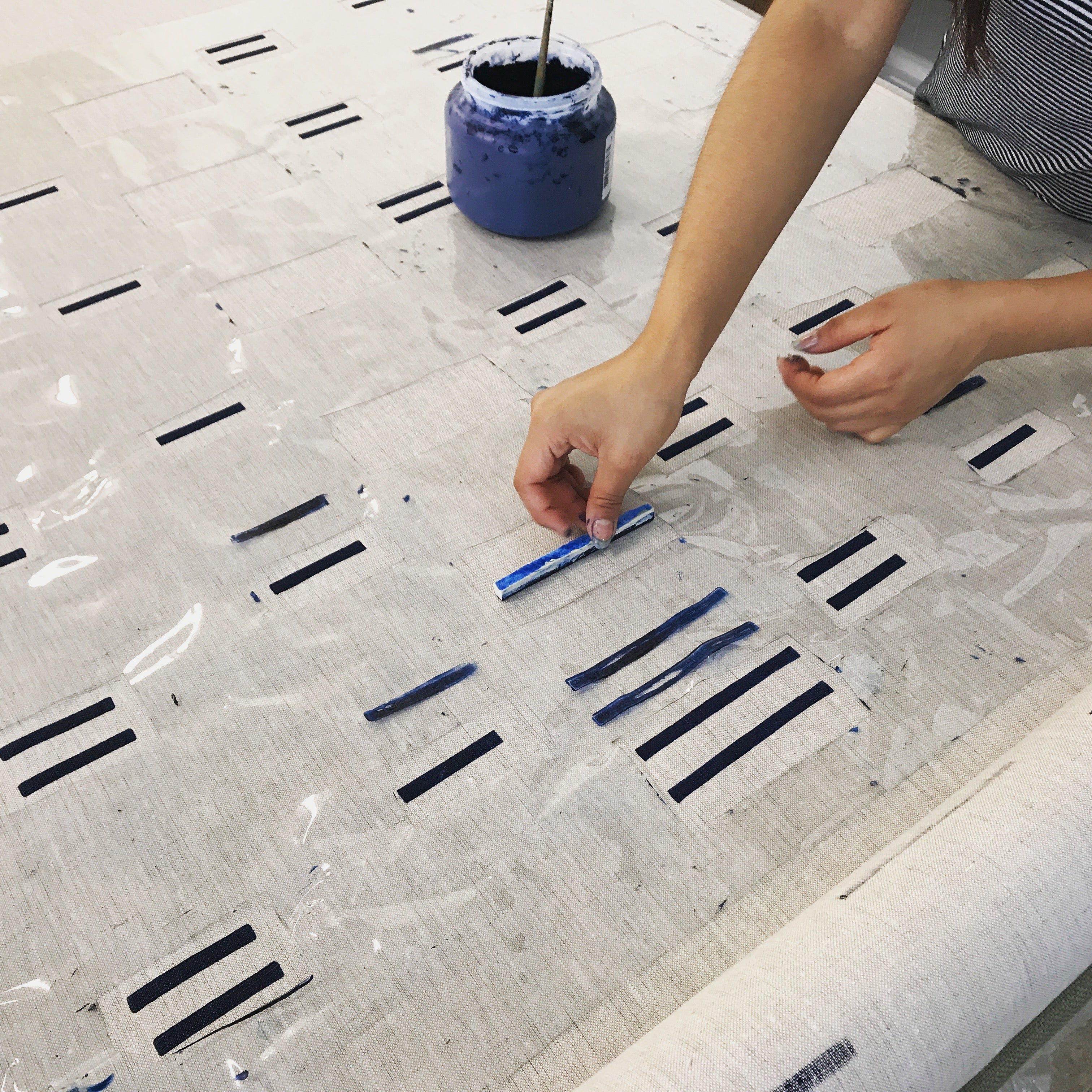 CZH fabric in Schumacher Showrooms