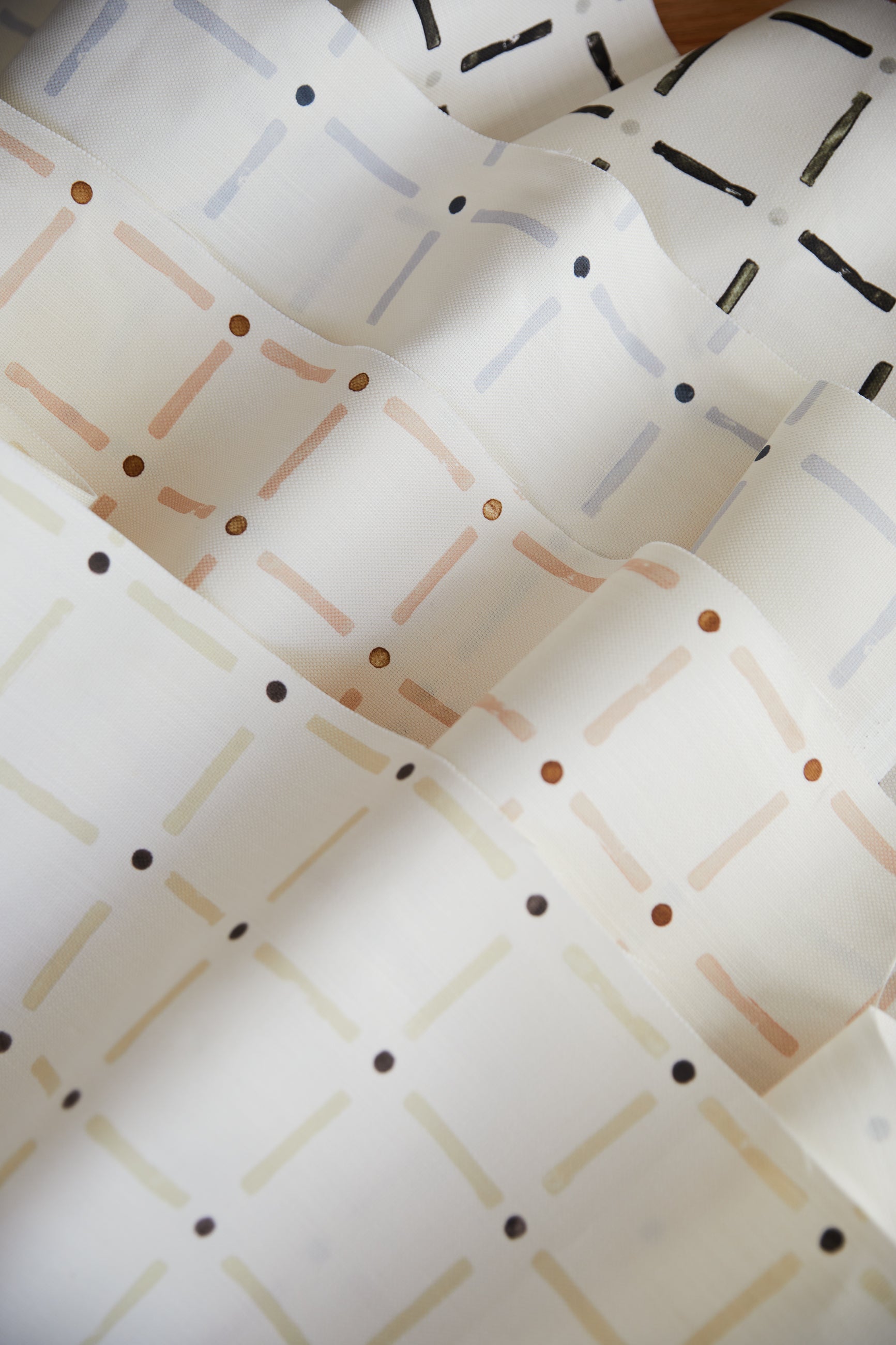 Drifting Grid Petal - Fabric By The Yard
