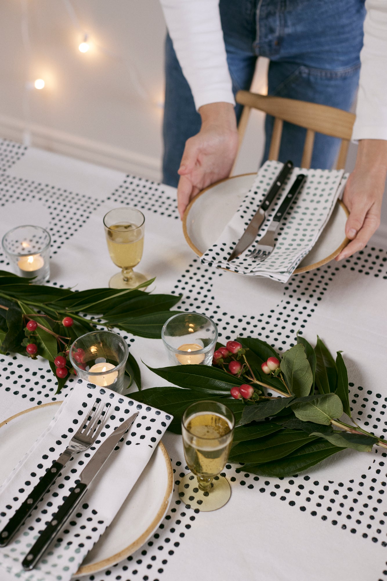 Checker Board Napkins