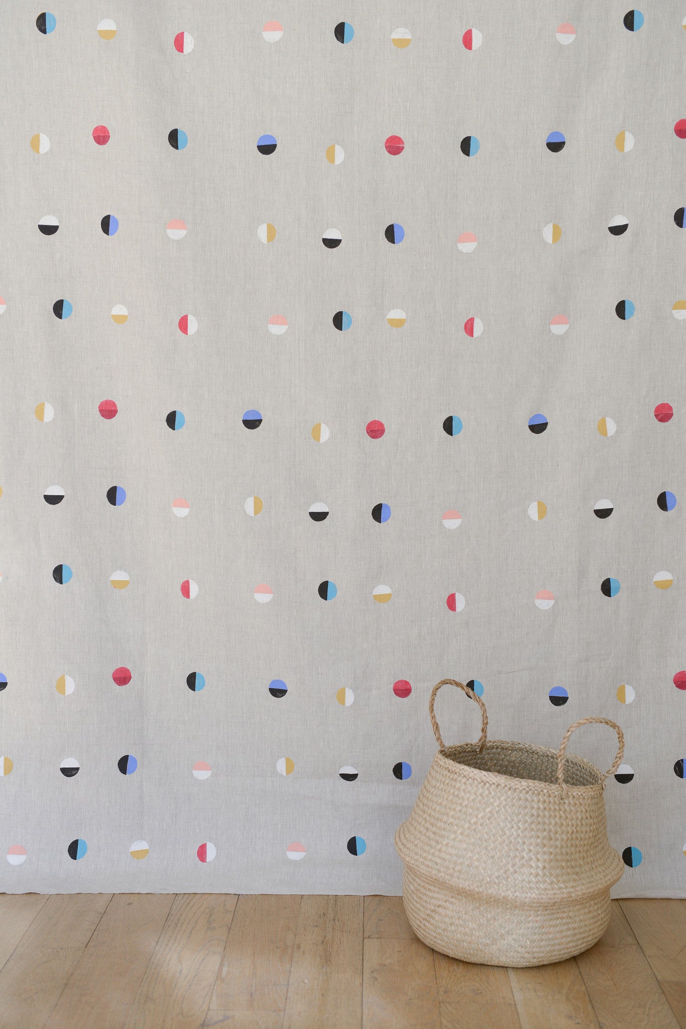Natural Moons - Fabric By The Yard