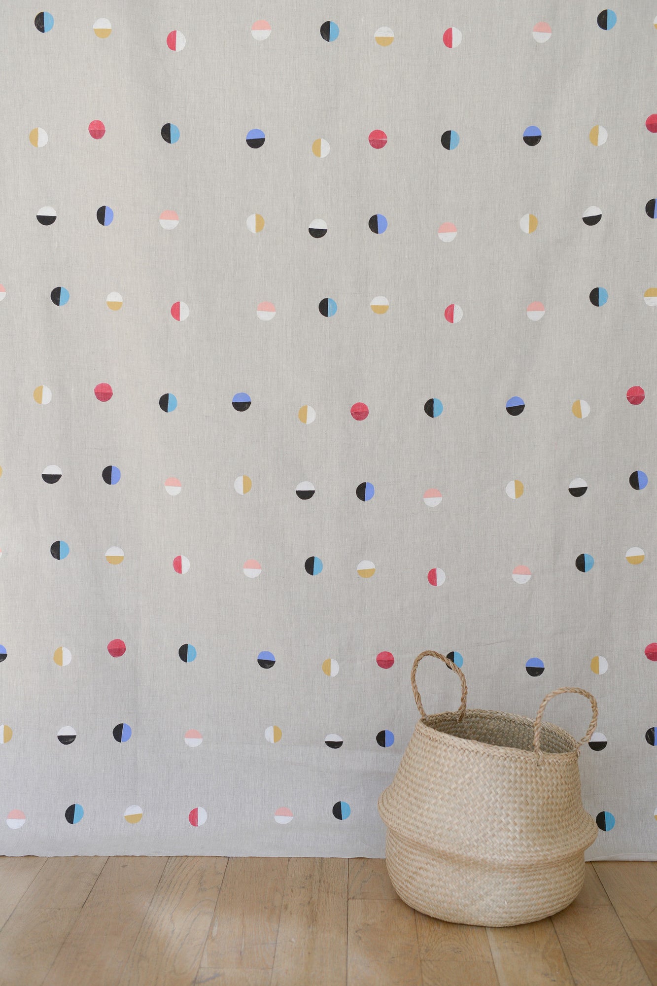Natural Moons - Fabric By The Yard