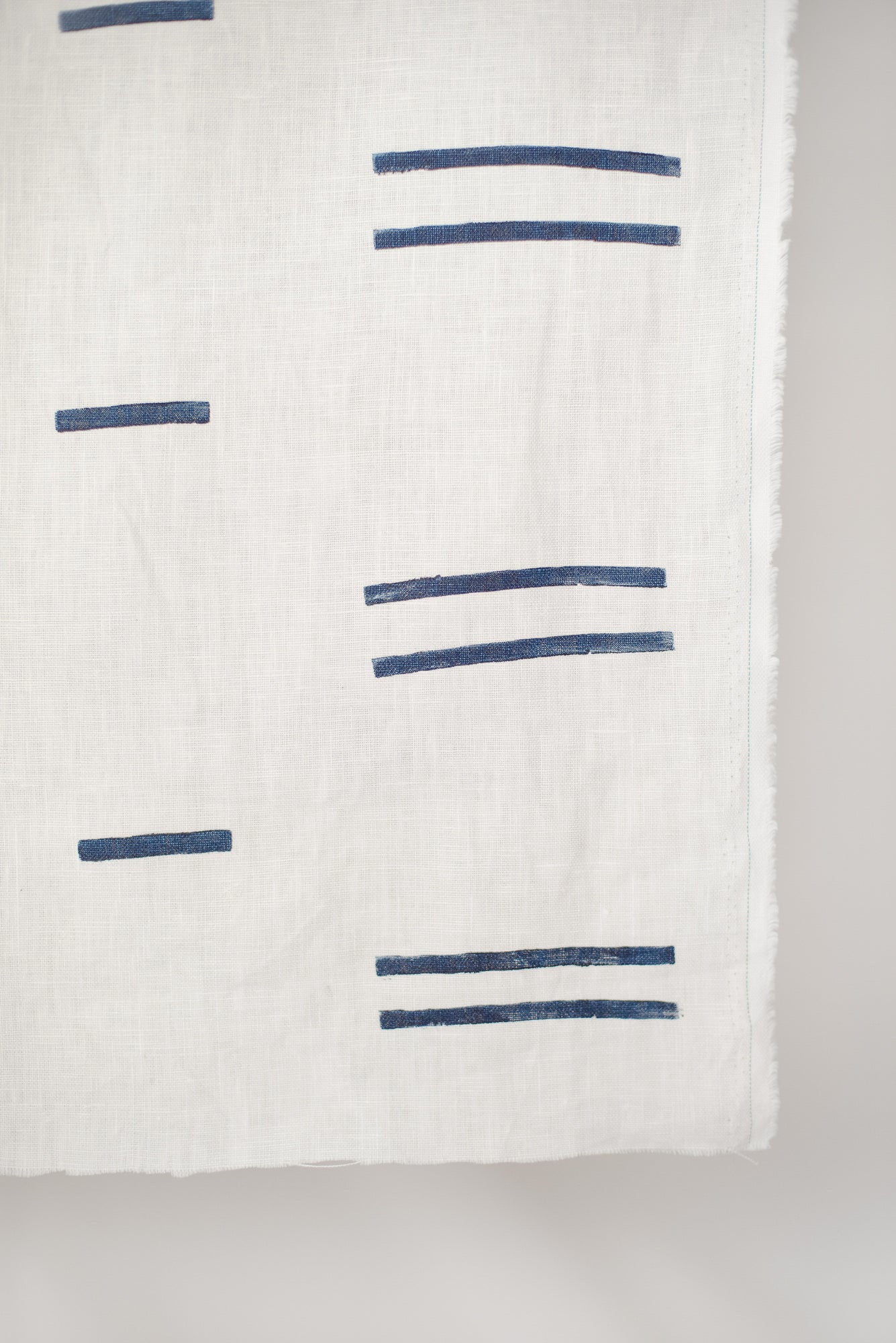Oaxaca Navy on White - Fabric By The Yard
