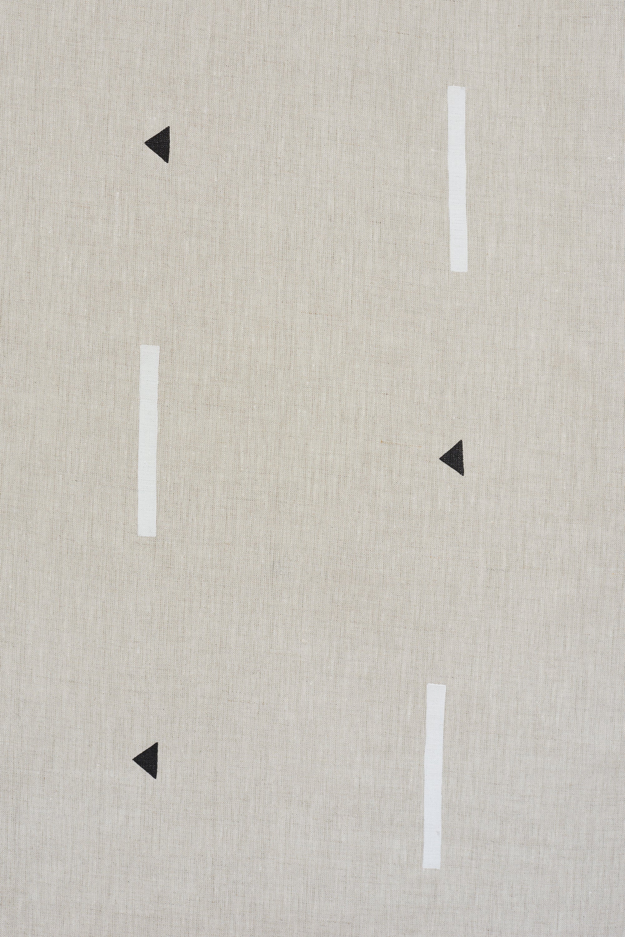 Tashmoo White & Black - Fabric By The Yard