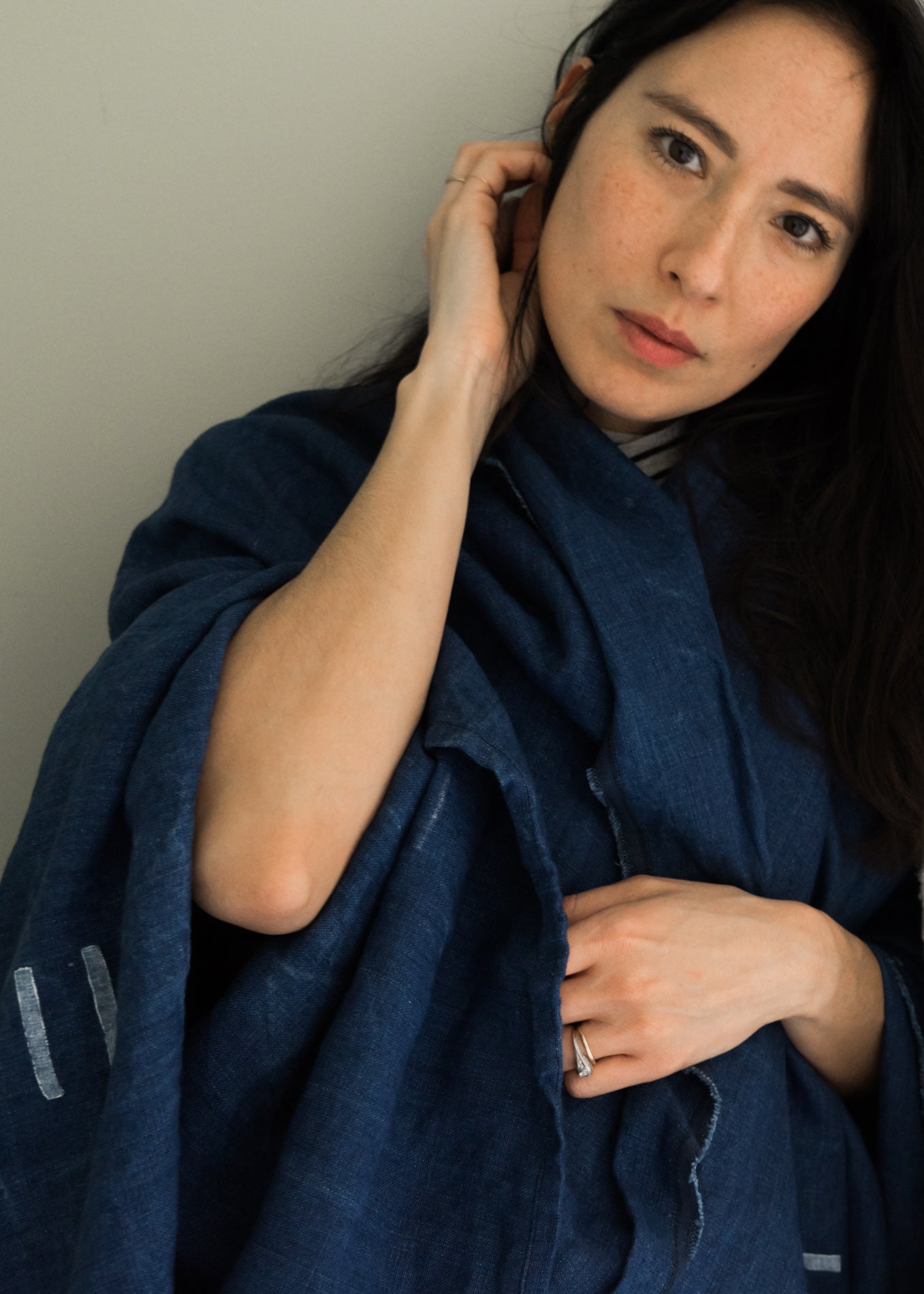 Oaxaca Indigo Throw