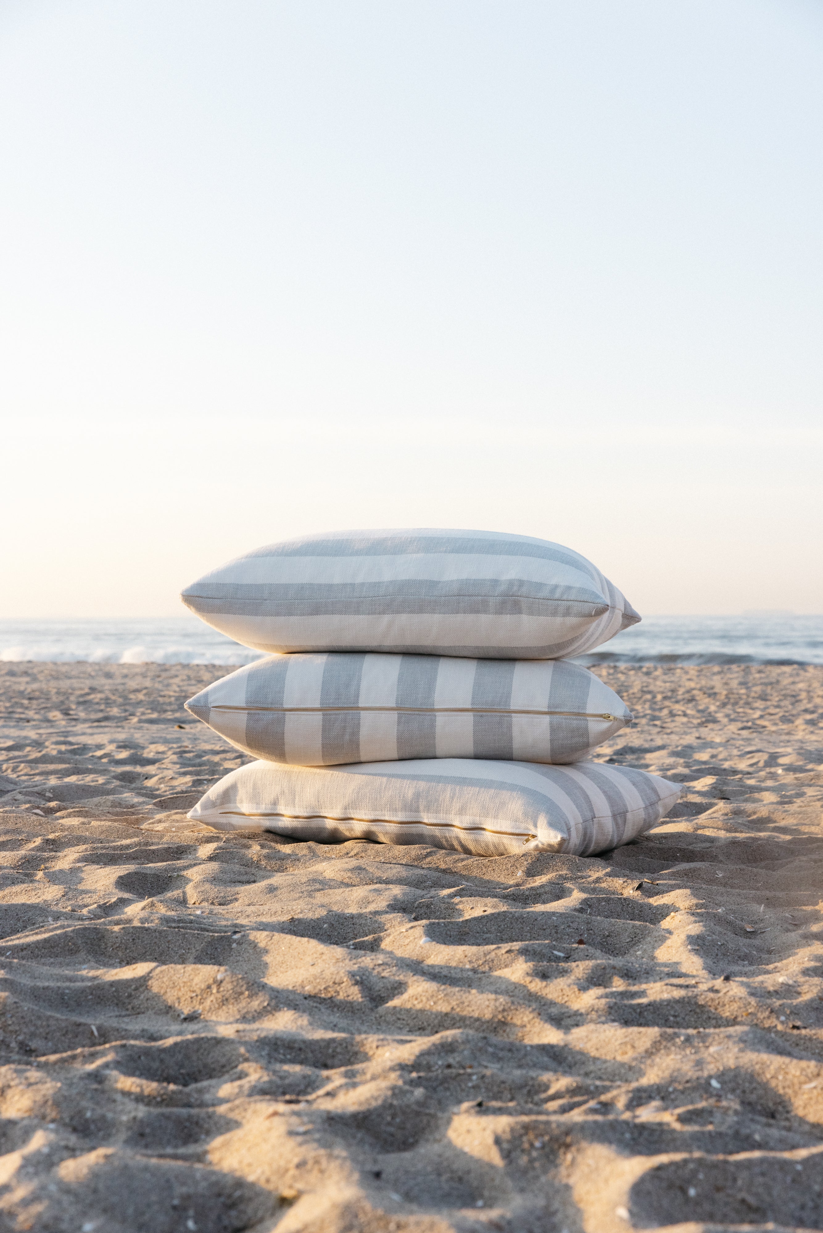 Desert Wide Stripe Sky - Fabric By The Yard