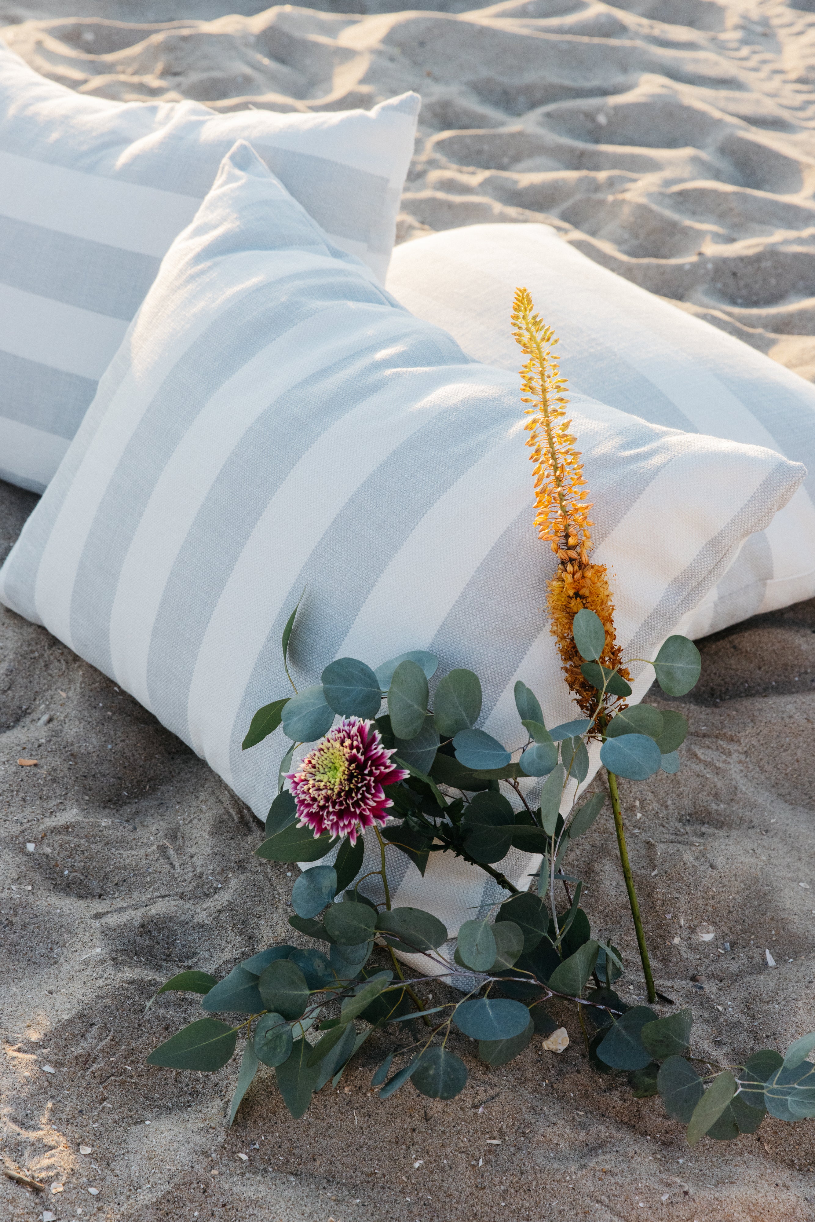 Desert Wide Stripe Sky - Fabric By The Yard