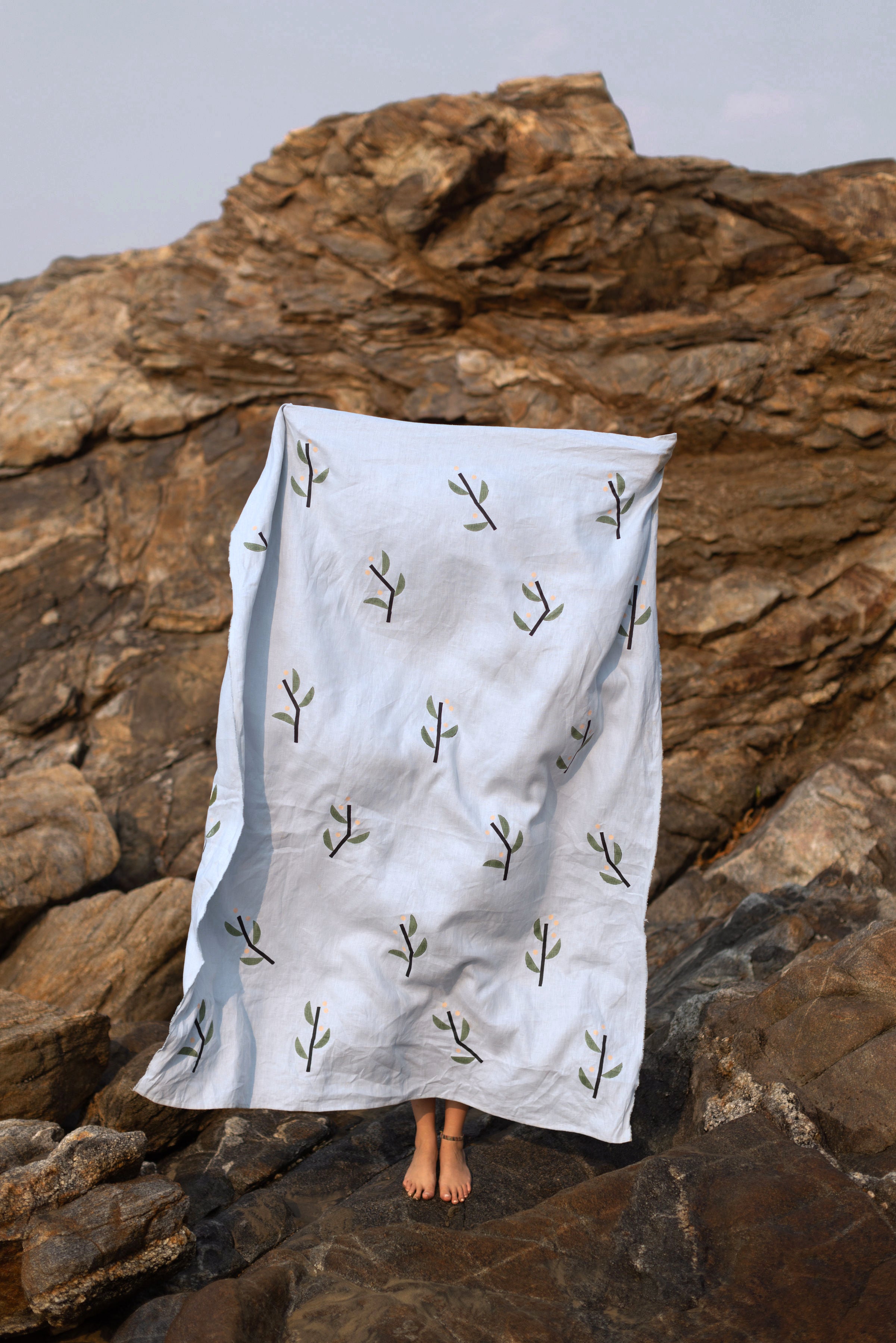 Sky Blossom Throw