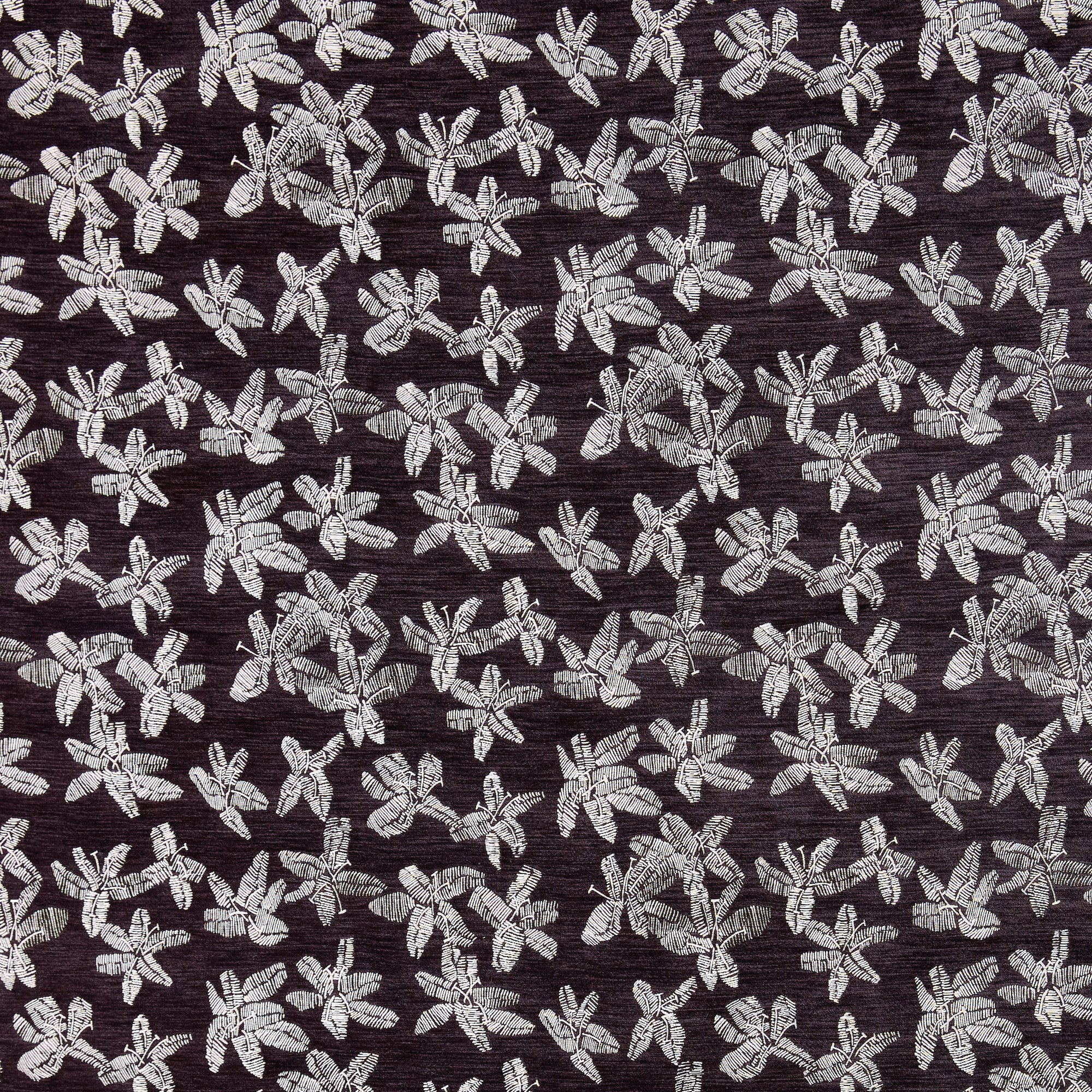 Hibiscus Plum - Fabric By The Yard