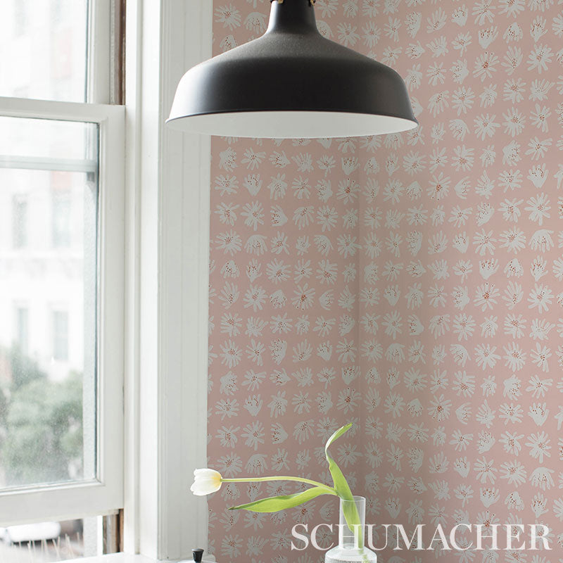 Meadow Rock Blush - Wallpaper
