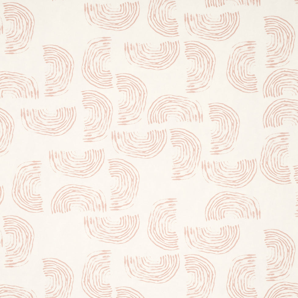 Quansoo Coral on Ivory - Wallpaper