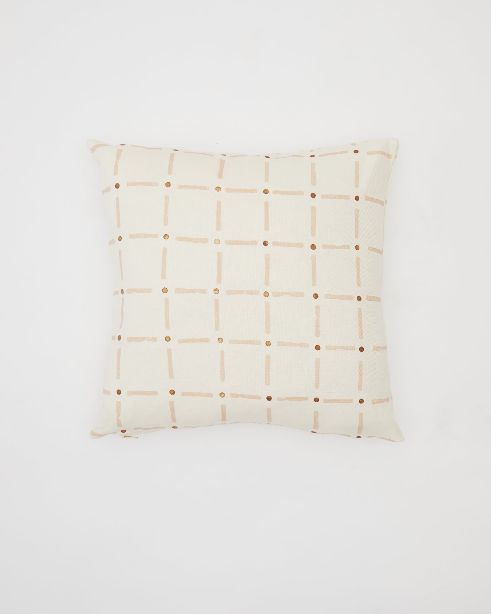 Drifting Grid Pillow Petal